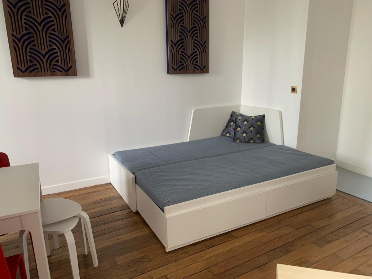 Studio Perfect For 2 Adults And 1 Kid, And Up To 2 Kids - Jourdain 20E, 25Mn To Louvre Via Line M11 Paris Exterior foto