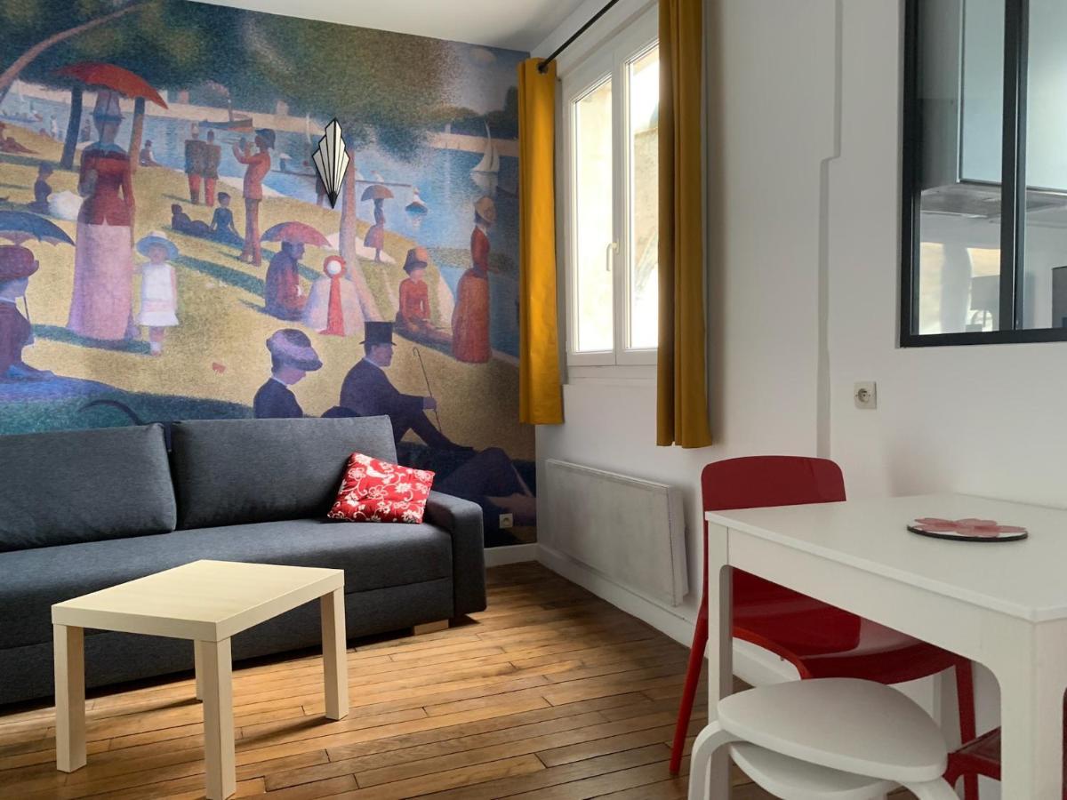 Studio Perfect For 2 Adults And 1 Kid, And Up To 2 Kids - Jourdain 20E, 25Mn To Louvre Via Line M11 Paris Exterior foto